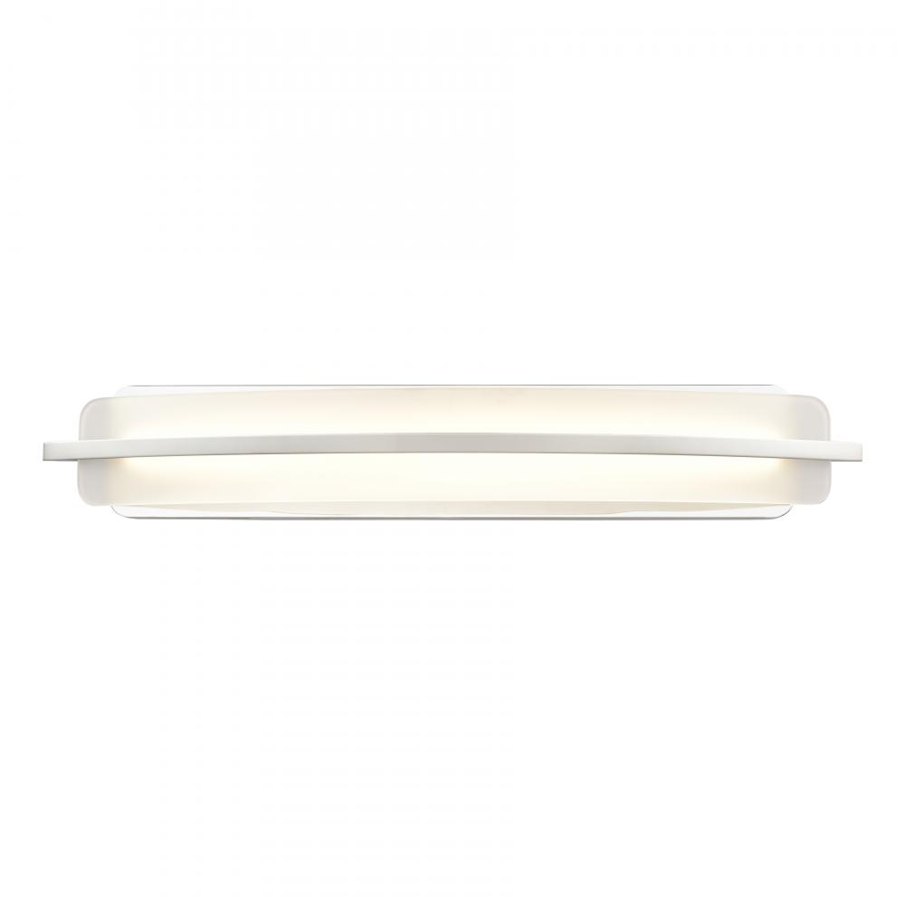 Curvato 34.5'' Wide LED Vanity Light - Polished Chrome