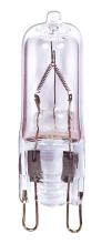 Satco Products Inc. S4616 - 50 Watt; Halogen; T4; Clear; 2000 Average rated hours; 750 Lumens; Double Loop base; 120 Volt