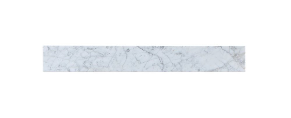 30 inch backsplash in carrara white