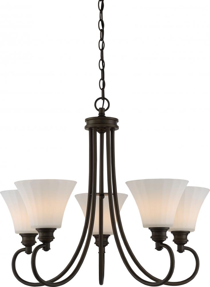 TESS 5 LIGHT LED CHANDELIER